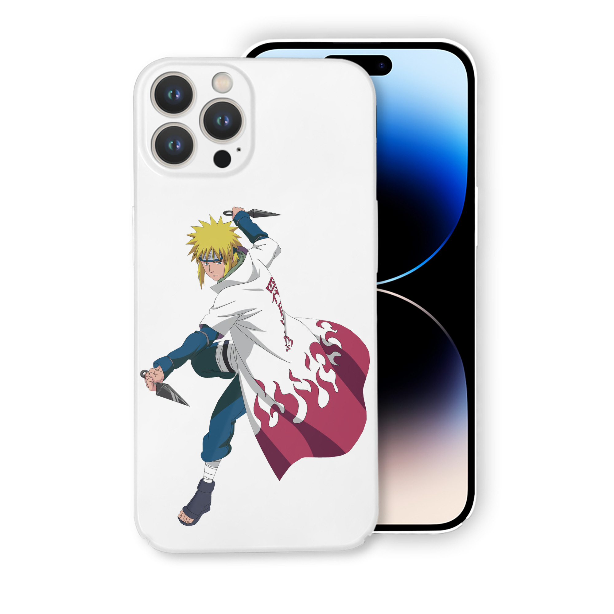 （画像用） NARUTO -ナルト- 波風 ミナト Namikaze Minato 【iPhone 14シリーズ対応】ハードケース